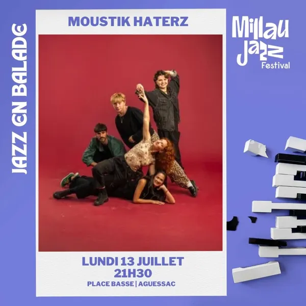 Illustration de l'événement : Jazz en Balade - Moustik Haterz — Millau Jazz Festival