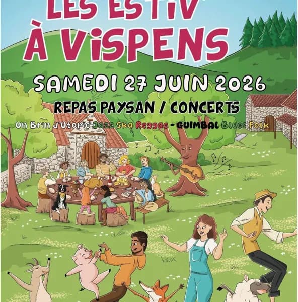 Illustration de l'événement : Soirée d'ouverture : Les Estiv' à Vispens