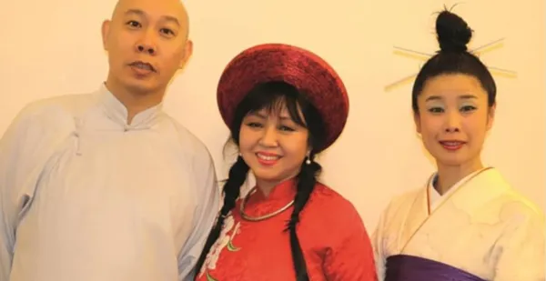 Illustration de l'événement : Musiques traditionnelles de Chine, Japon et Vietnam par Guo Gan, Huong Thanh, Fumie Hihara