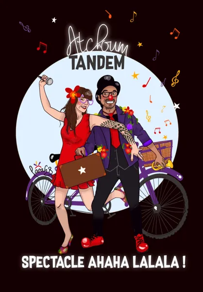 Illustration de l'événement : Spectacle - Apéritif dînatoire au Nomad Bar : Atchoum Tandem !