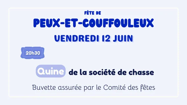 Illustration de l'événement : Quine des chasseurs