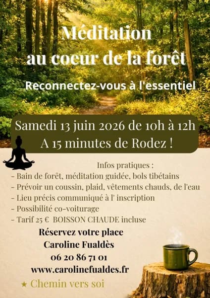 Illustration de l'événement : Méditation au cœur de la foret