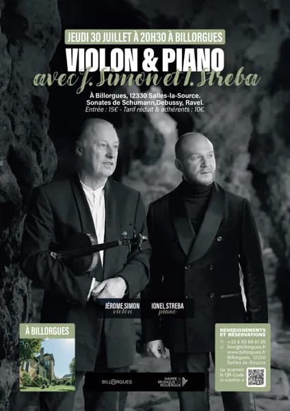 Illustration de l'événement : Concert : Violon et Piano