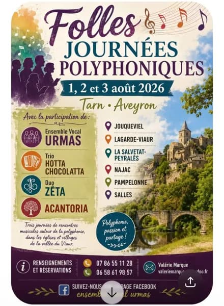 Illustration de l'événement : Concert des Folles journées Polyphoniques