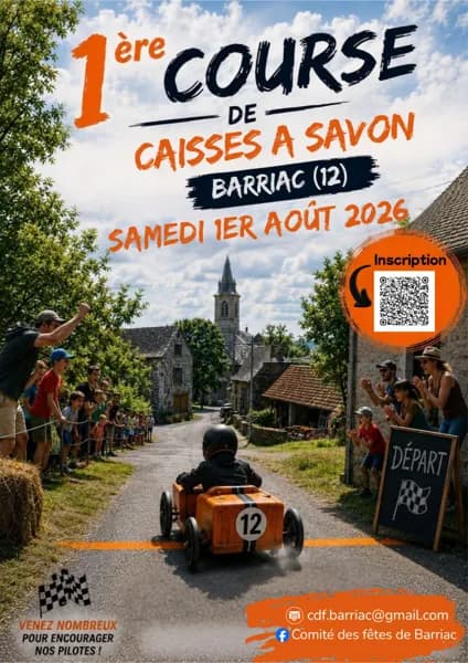 Illustration de l'événement : Course de caisse à savon à Barriac
