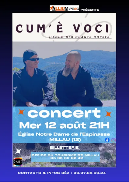 Illustration de l'événement : Chants Corses - Concert de " Cum' è Voci "
