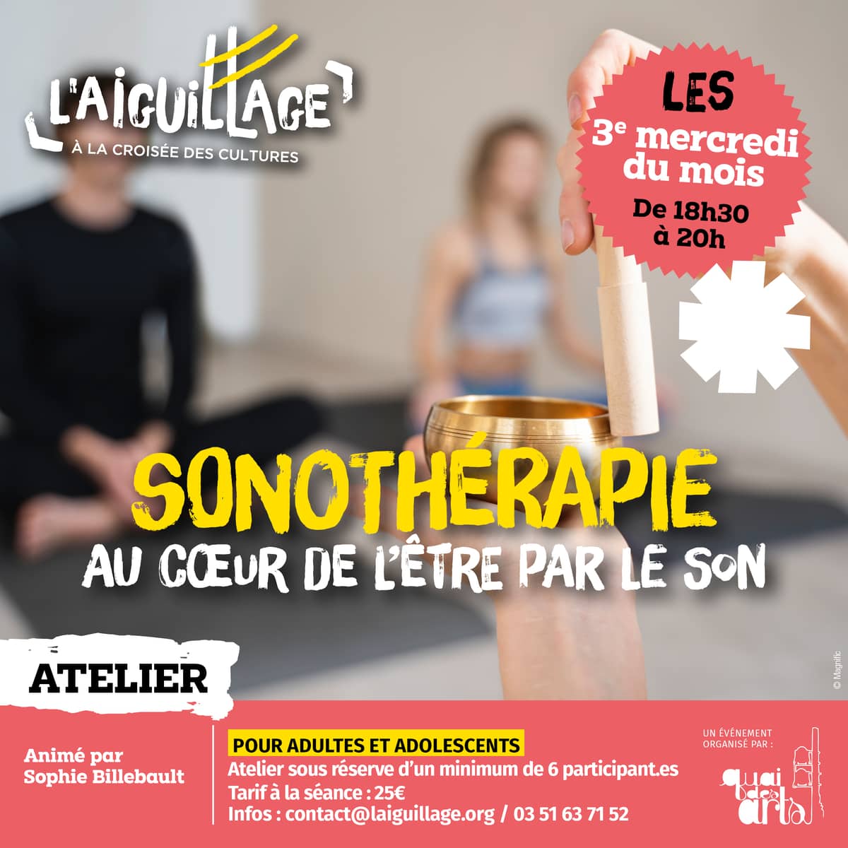 Illustration de l'événement : Atelier de sonothérapie “Au coeur de l’être par le son”