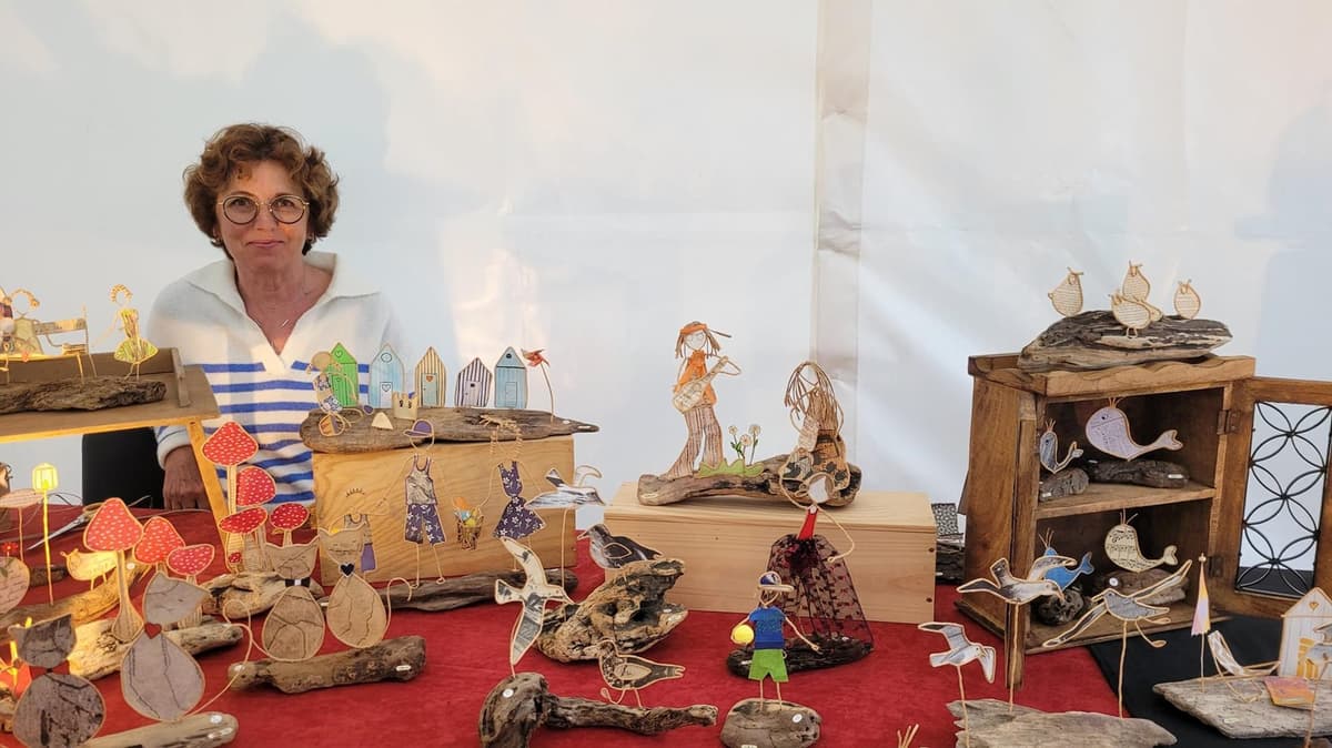 Illustration de l'événement : Œuvres de papier et bois flotté de Chantal Dupont