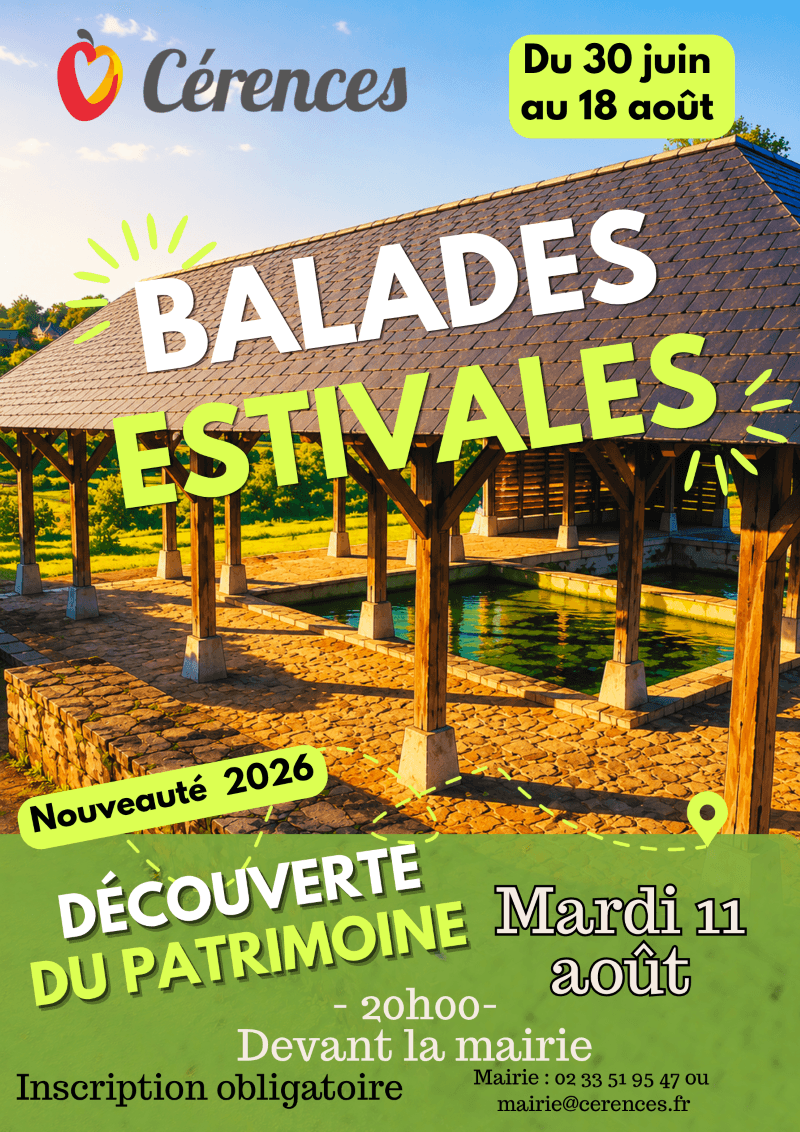 Illustration de l'événement : Balade estivale "A la découverte du patrimoine"