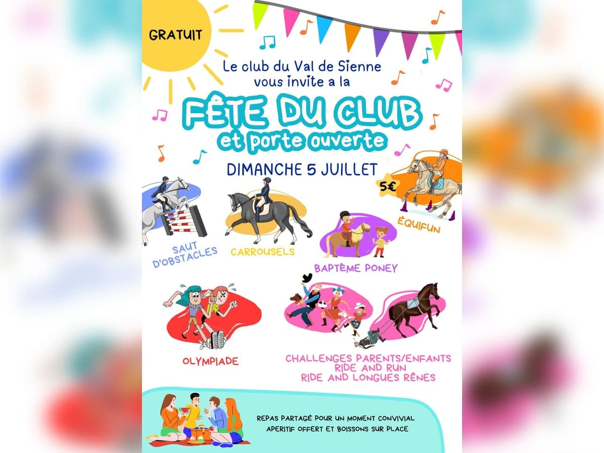 Illustration de l'événement : Fête du club et portes ouvertes