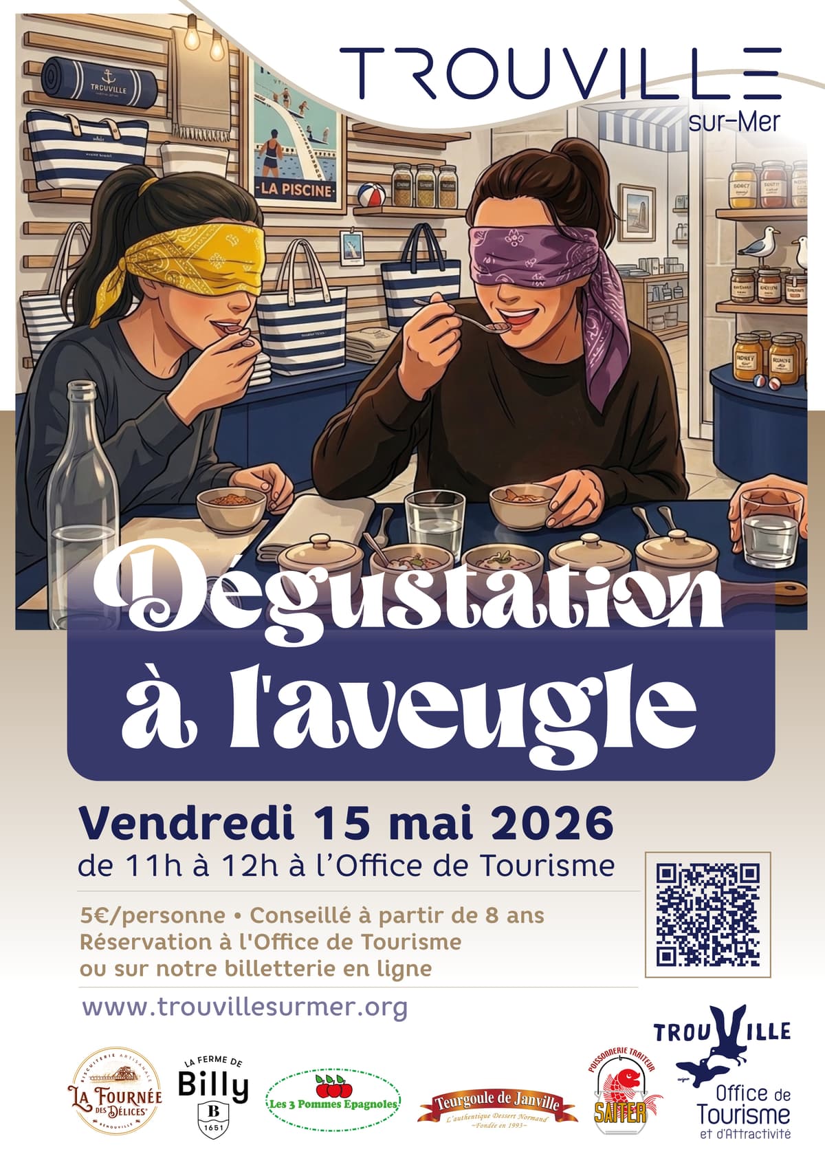 Illustration de l'événement : Dégustation à l'aveugle par l'Office de Tourisme