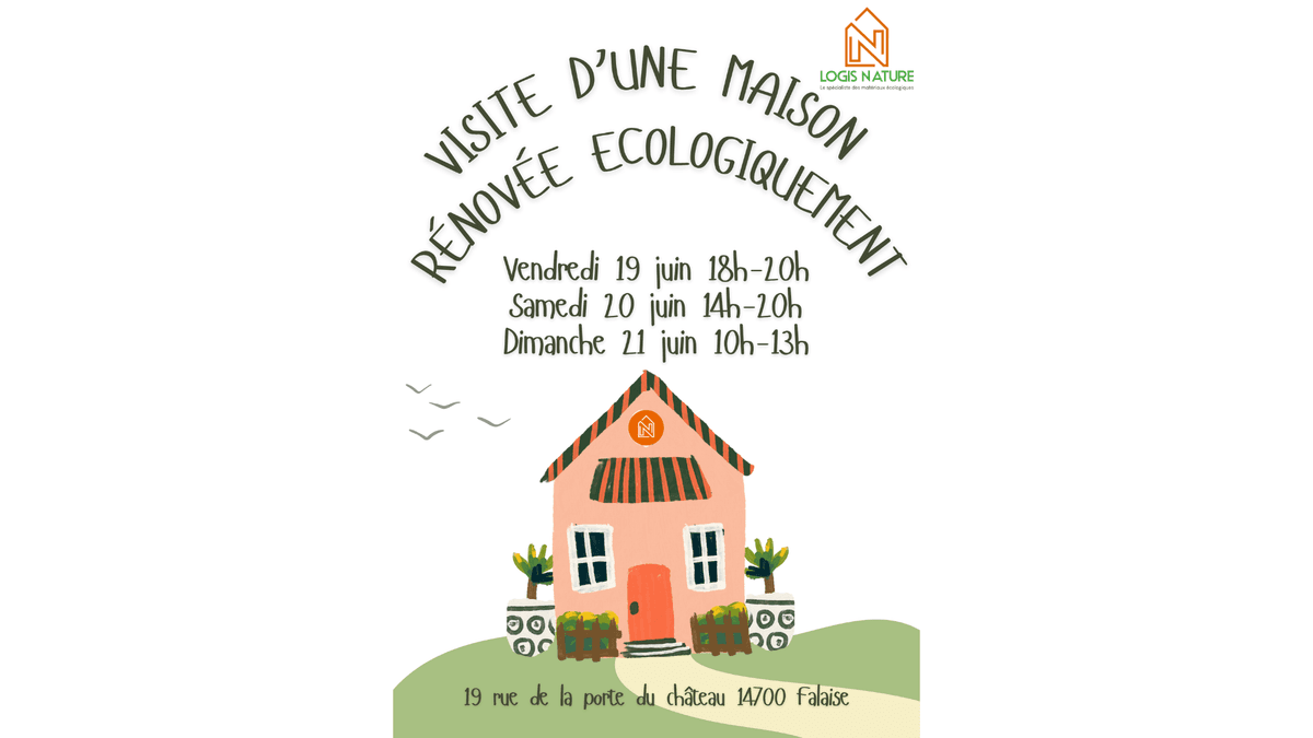 Illustration de l'événement : Visite d'une maison rénovée écologiquement par Logis Nature