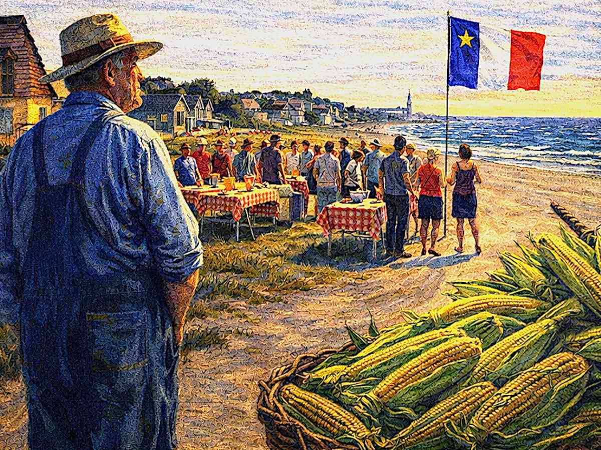 Illustration de l'événement : Festival La Semaine Acadienne : Animation en musique épluchette / dégustation de blé d’Inde