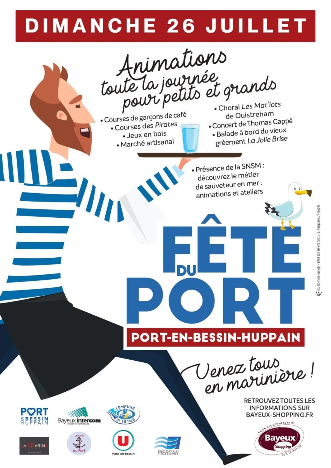 Illustration de l'événement : Fête du Port - Tous en marinière !