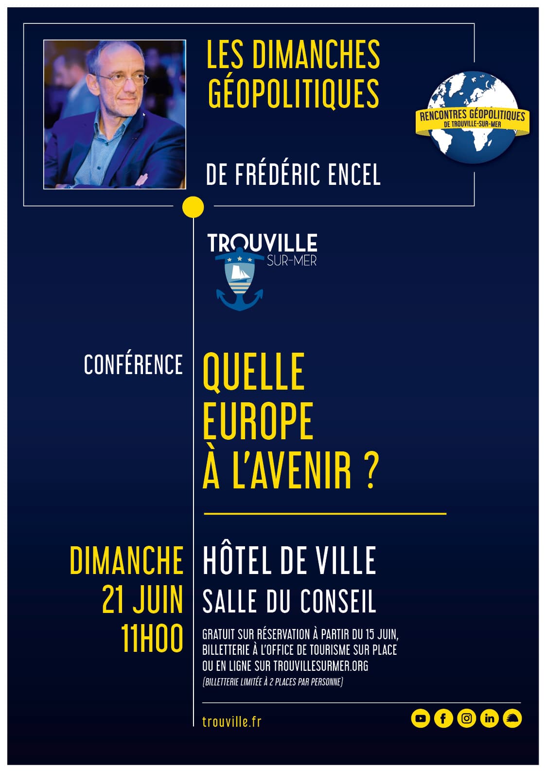 Illustration de l'événement : Conférence de Frédéric Encel - Les Dimanches Géopolitiques