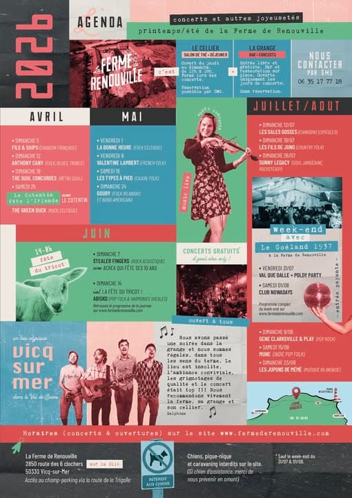Illustration de l'événement : Fête du tricot et concert dans la grange : Abisko (pop folk & harmonies vocales)