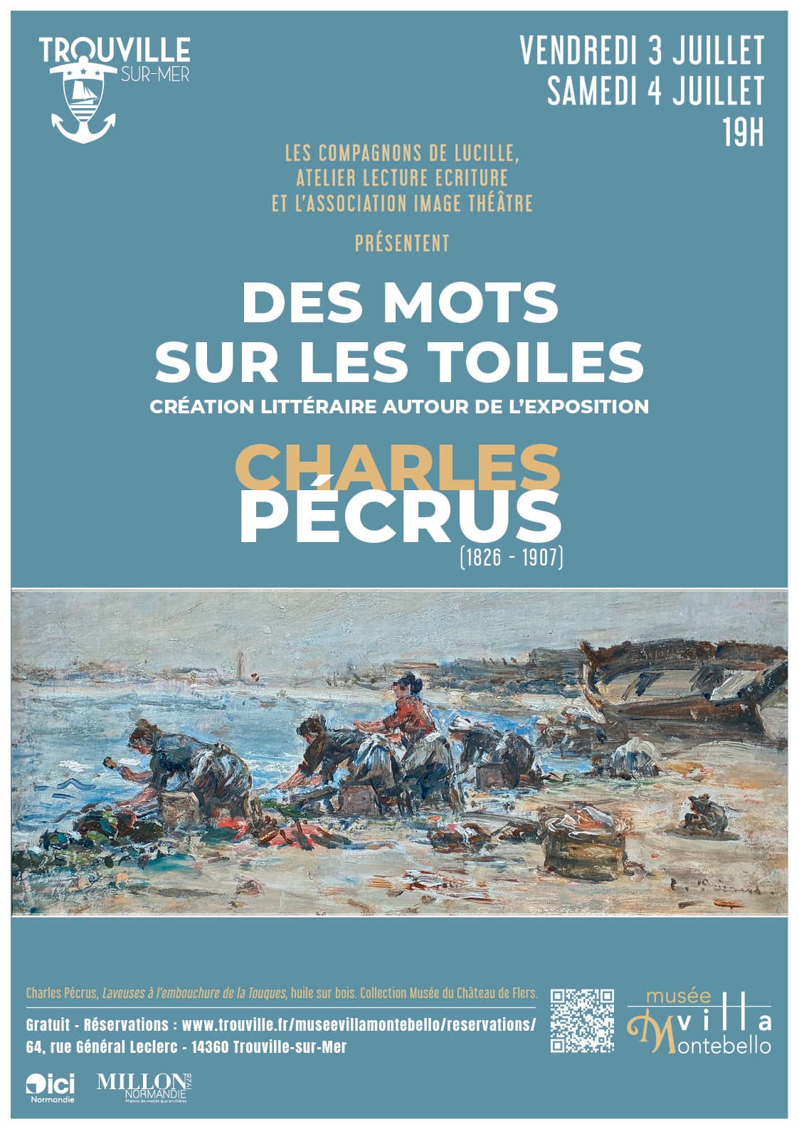 Illustration de l'événement : Des mots sur les toiles – Création littéraire autour de l’exposition Pecrus