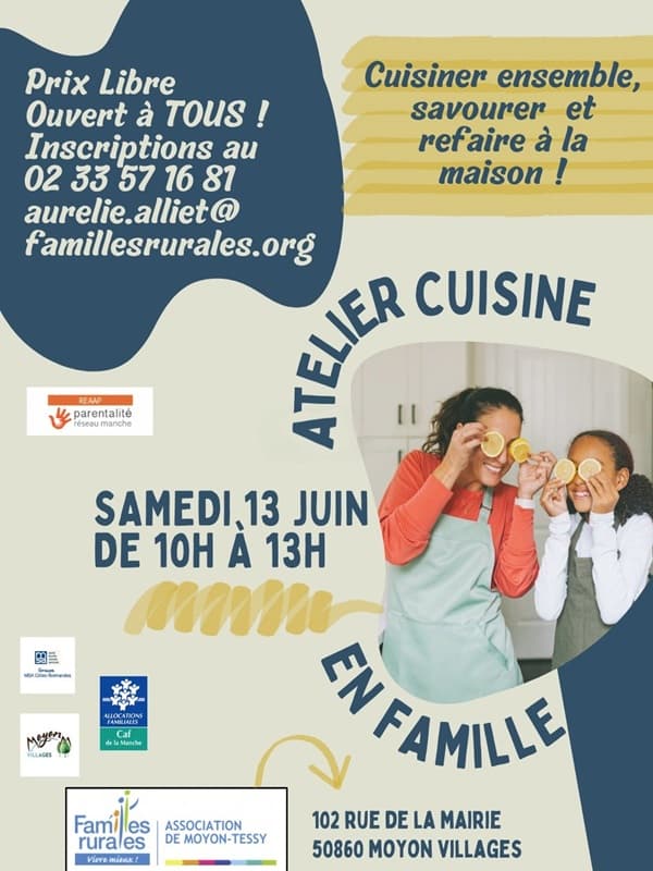 Illustration de l'événement : Atelier cuisine en famille