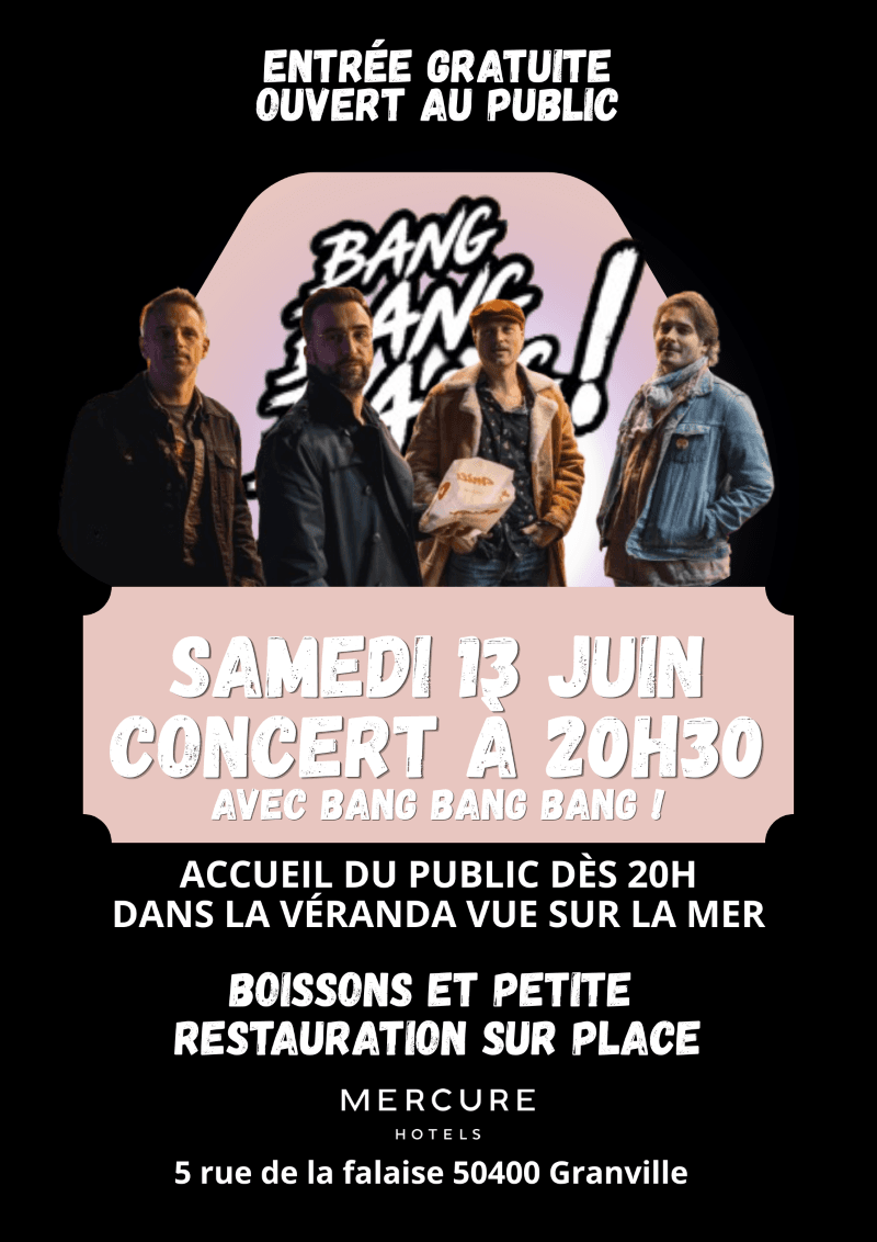 Illustration de l'événement : Concert avec Bang Bang Bang !