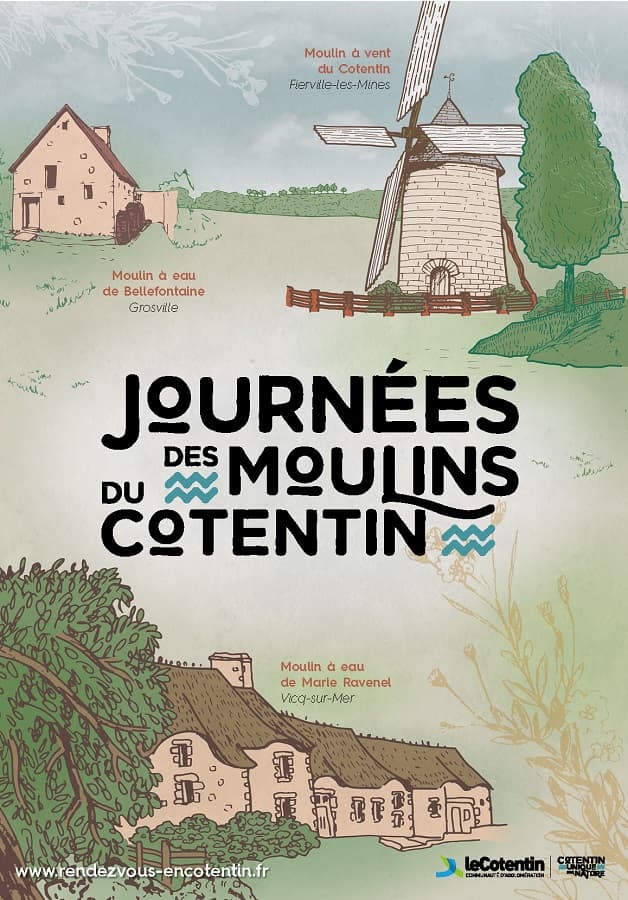 Illustration de l'événement : Les Journées des Moulins du Cotentin : Moulin à eau de Marie Ravenel