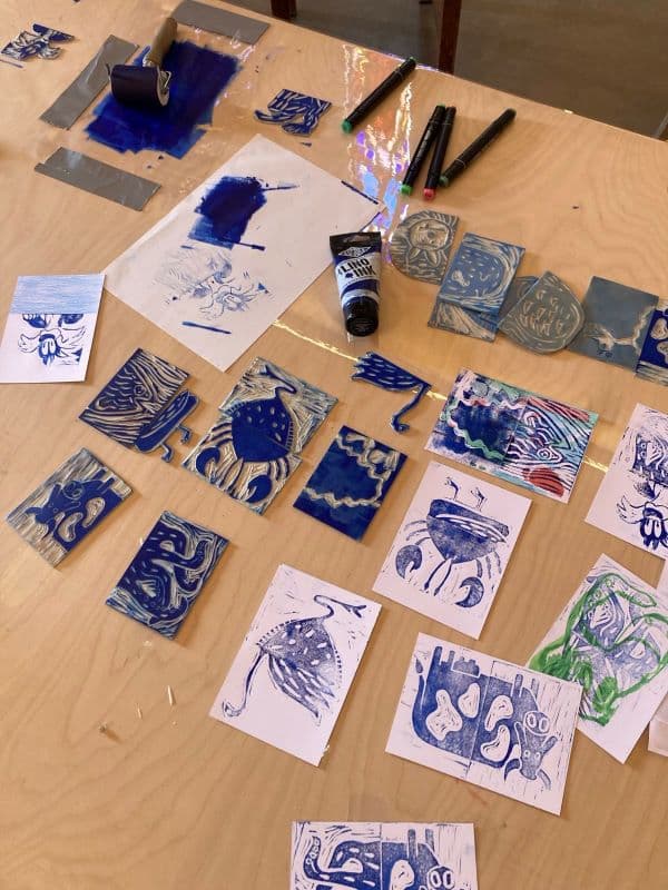 Illustration de l'événement : Atelier famille : cyanotype