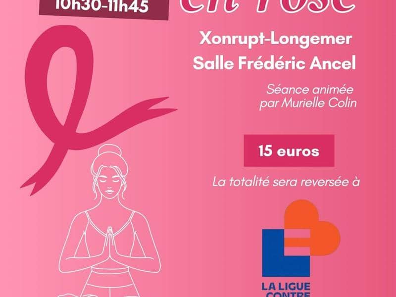 Illustration de l'événement : Yoga en rose