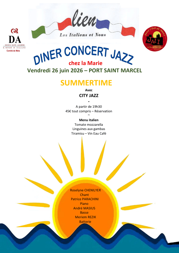 Illustration de l'événement : Dîner concert jazz