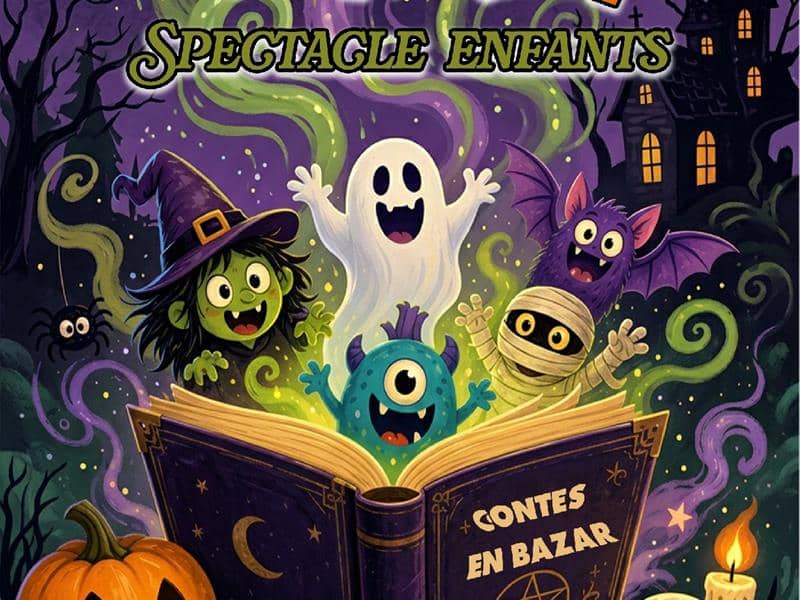 Illustration de l'événement : Spectacle d'Halloween pour enfants