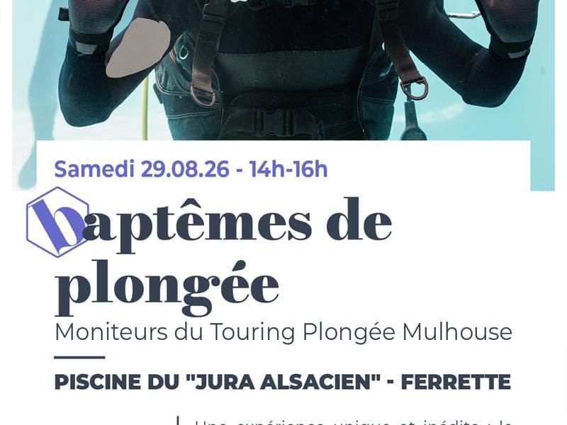Illustration de l'événement : Baptême de plongée - À partir de 8 ans