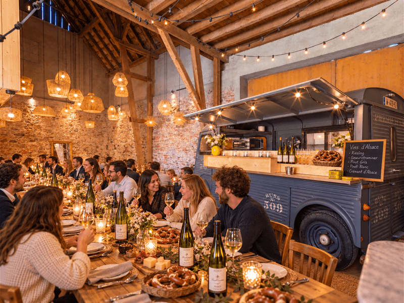Illustration de l'événement : Vignobles en scène : Banquet / Cocktail dinatoire