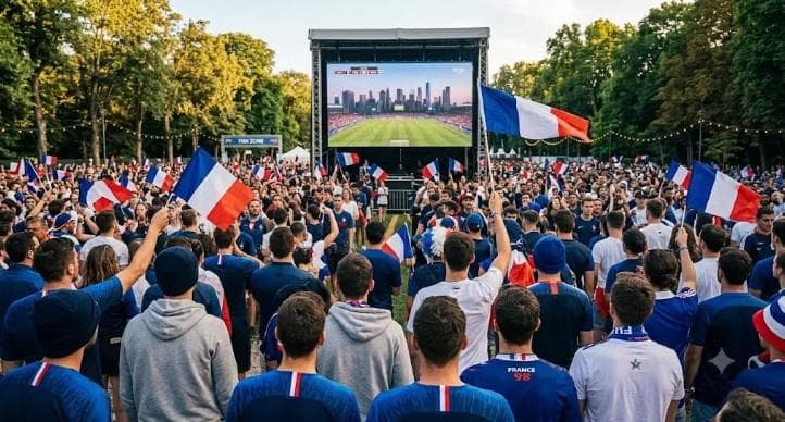 Illustration de l'événement : Coupe du monde : diffusion de la finale sur écran géant
